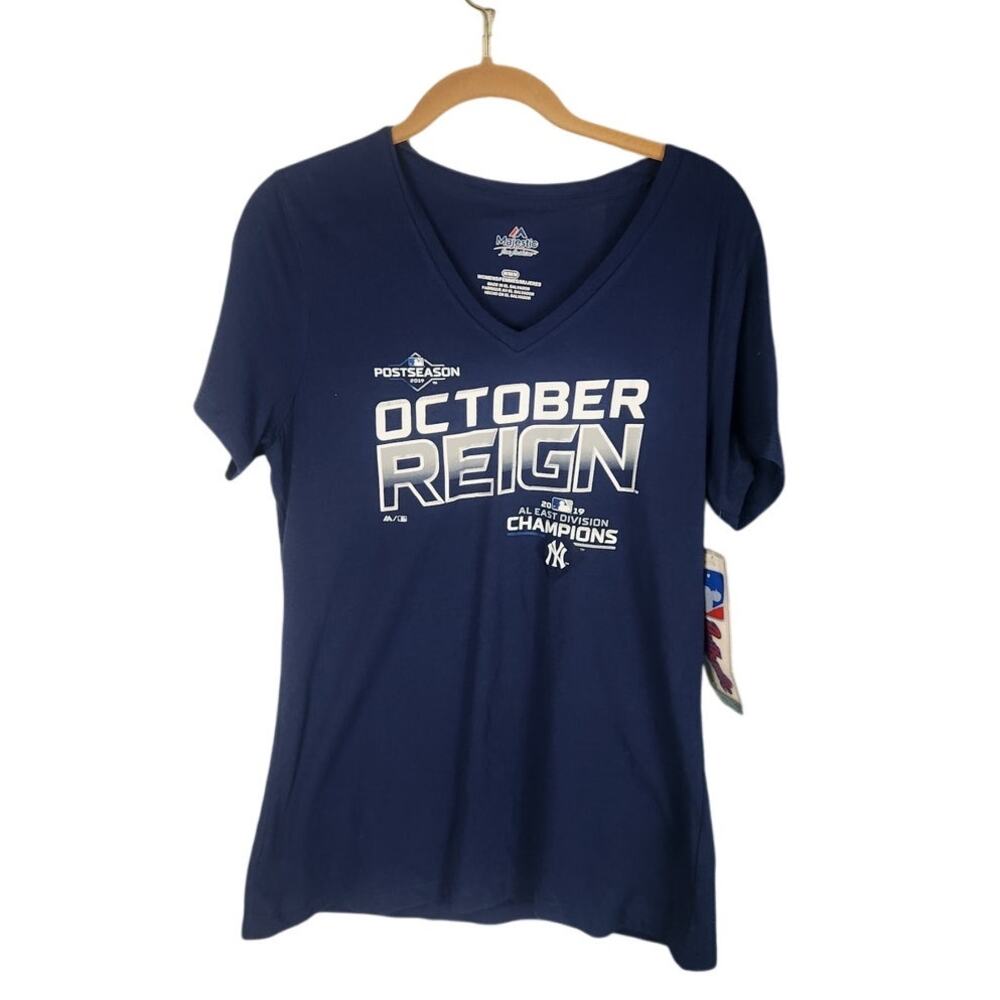 New York Yankees Majestic short sleeve NWT women's medium